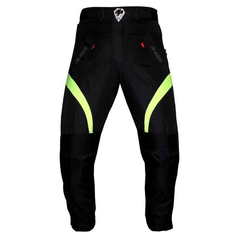 Pantalone Moto Scooter Tessuto Imbottito Con Protezioni Rigidi CE