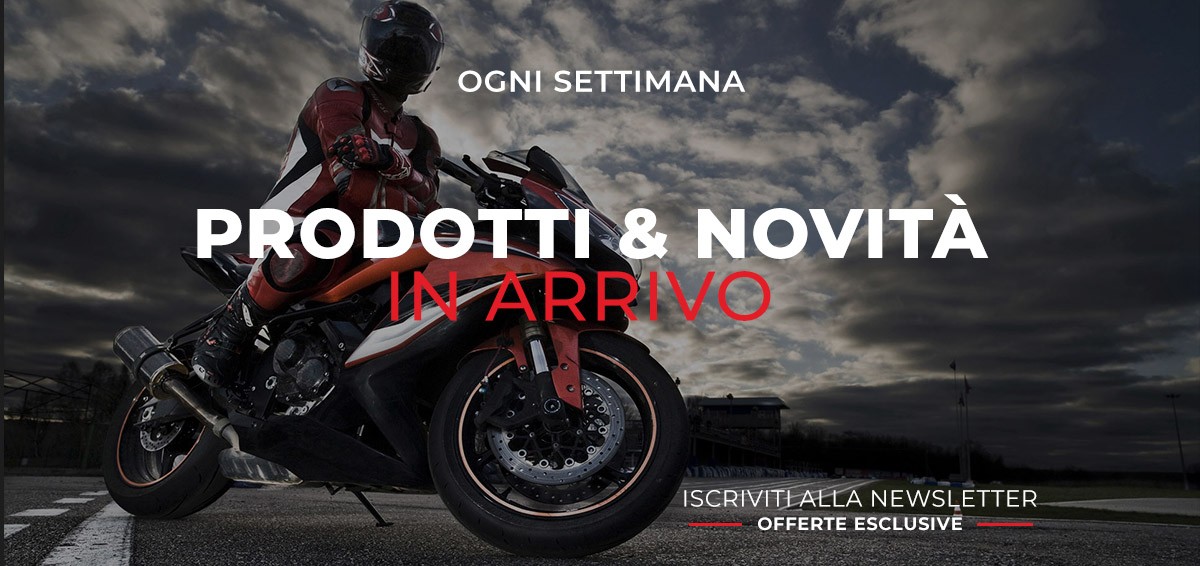 Ogni settimana Biesse Motostore propone novità e offerte su una vasta gamma di prodotti e accessori moto.